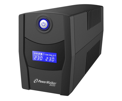 UPS (zasilacz awaryjny) POWER WALKER UPS Line-Interactive 600VA STL FR 2x PL 230V, USB, RJ11/45 In/Out VI 600 STL FR